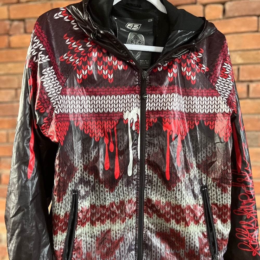 🌟 Rare Vintage 55 DSL Windbreaker Jacket - 90's Vibes in Mint Condition! 🕰️